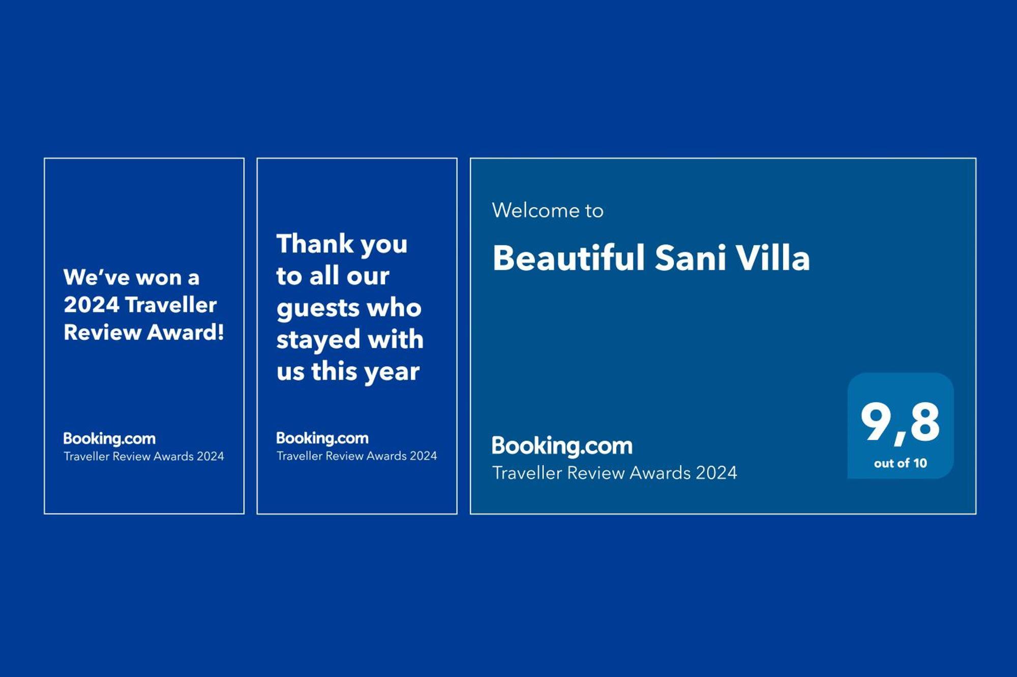 Beautiful Sani Villa エクステリア 写真